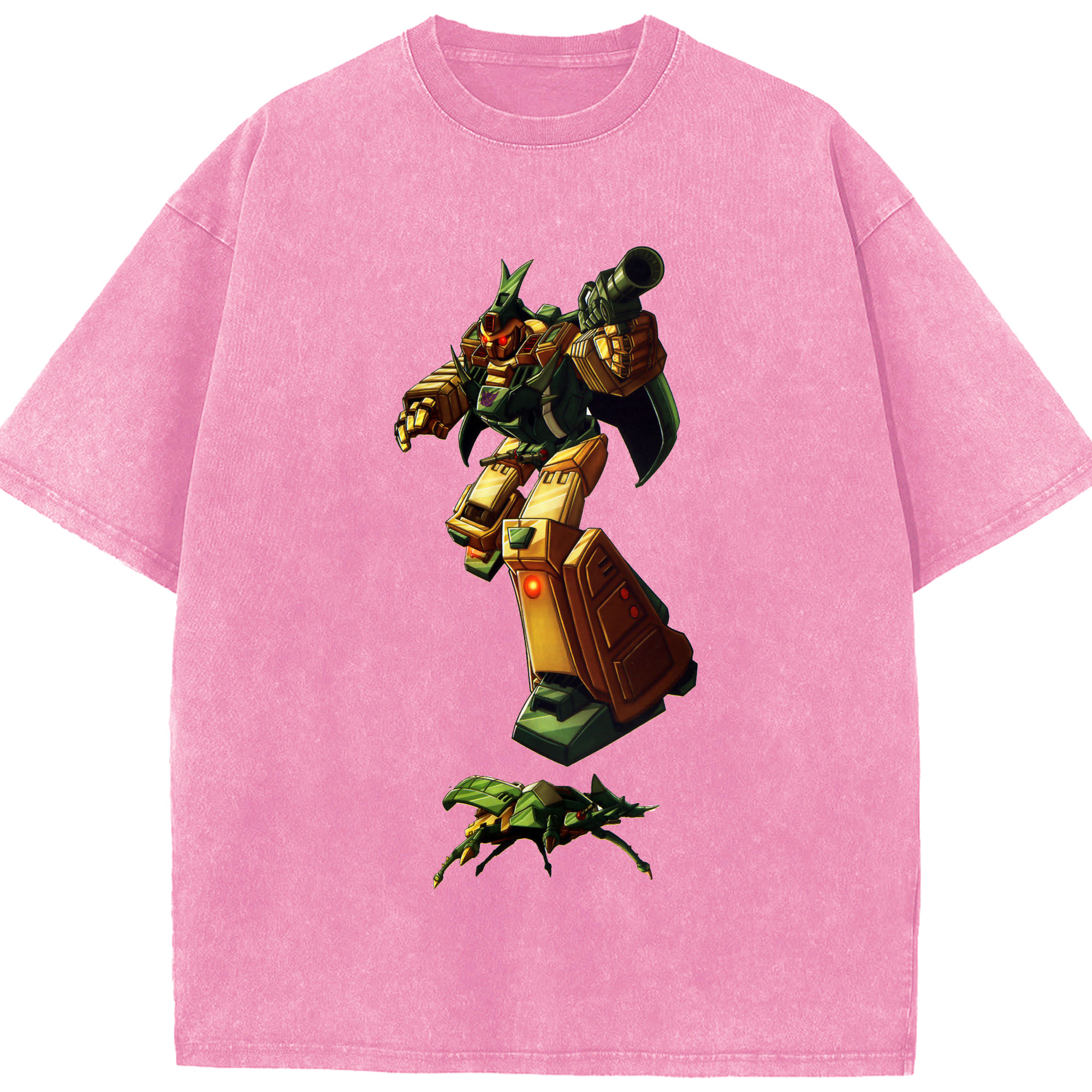 （画像用）  綿100% ヴィンテージ風 半袖Tシャツ（フロントプリント）